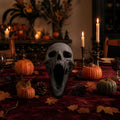 Gothic 3D Demon Skull Sculpture, Horror Skull Decor, Halloween Tabletop Figurine, Dark Gothic Home or Bar Decoration
