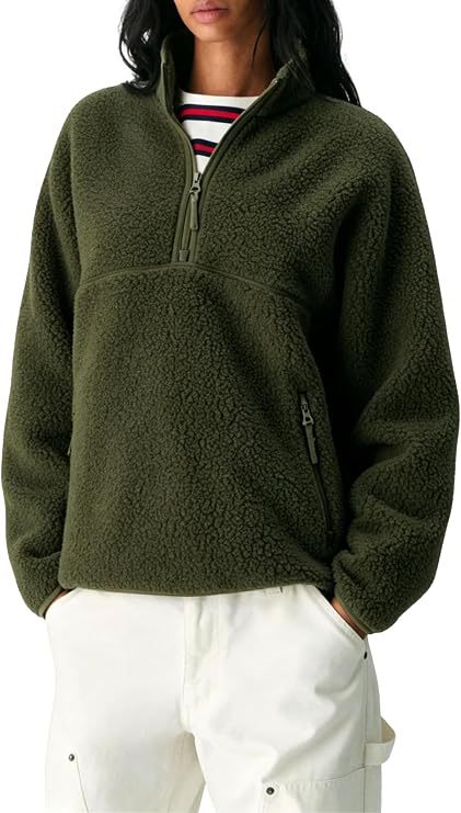 Solid Color Plush Casual Women's Sweatshirt