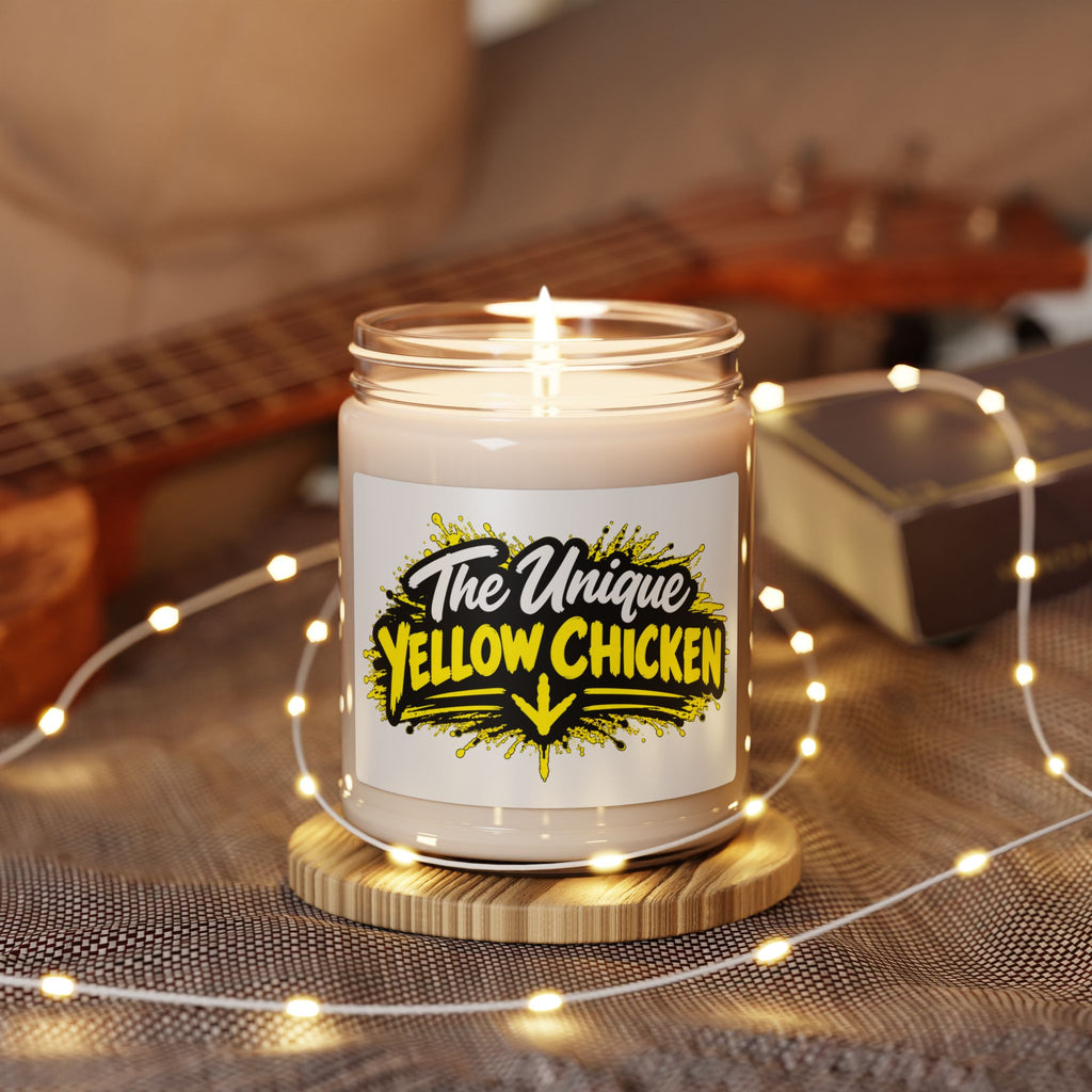 The Unique Yellow Chicken Scented Soy Candle — 9oz Decorative Jar