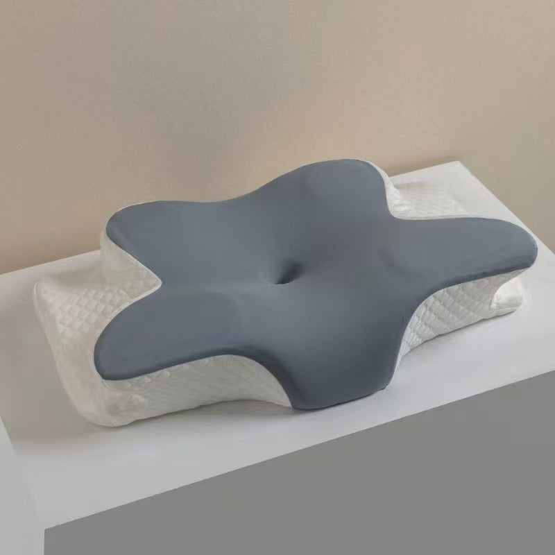 Butterfly Shape Memory Foam Pillow, Slow Rebound Cervical Support Pillow for Deep Sleep
