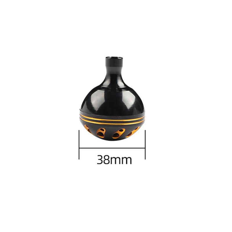 CNC Aluminum Fishing Reel Handle Knob, Ergonomic Metal Crank Grip DIY Modification Part for Spinning & Baitcasting Reels