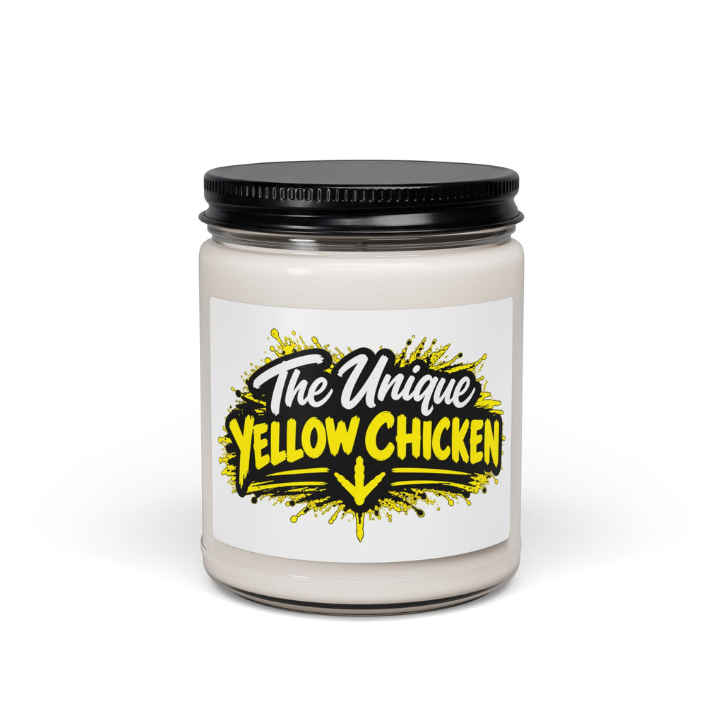 The Unique Yellow Chicken Scented Soy Candle — 9oz Decorative Jar