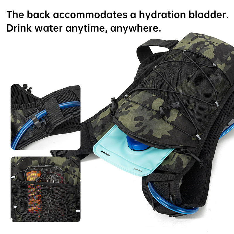 Men’s Waterproof Tactical Chest Bag, Outdoor Crossbody Sling for Hiking, Trail Running, Travel & Camping