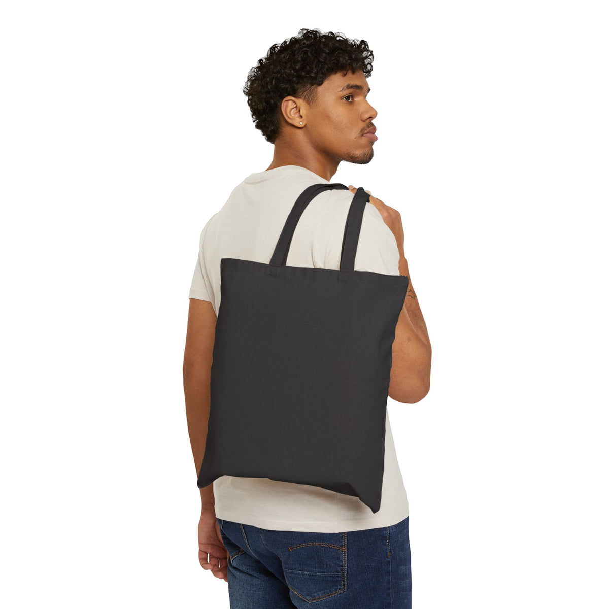 The Unique Yellow Chicken Canvas Tote Bag — Funny Retro Logo Grocery Shopper