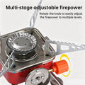 Ultra-Light Foldable Outdoor Gas Stove, Compact Backpacking Burner for Camping, Hiking, Fishing, Trekking & Picnic