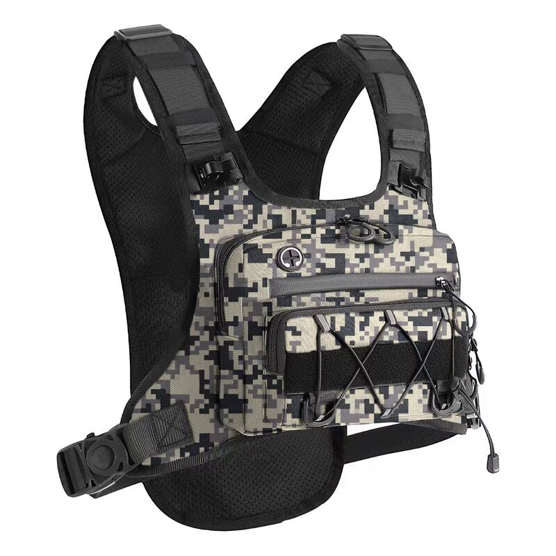 Men’s Waterproof Tactical Chest Bag, Outdoor Crossbody Sling for Hiking, Trail Running, Travel & Camping