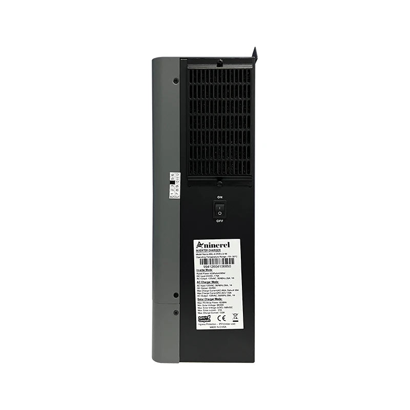 Aninerel US stock 110-120V NEW 4.2KW 24V hybrid Solar Inverter built-in MPPT 120A Charger Controller Pure Sine Wave Home Inverter WiFi