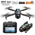 K21MAX Drone with 4.3" Screen Remote Controller, FPV Quadcopter with Optical Flow Hover & Auto Return-to-Home, Portable RC Drone for Beginners, Holiday Gift
