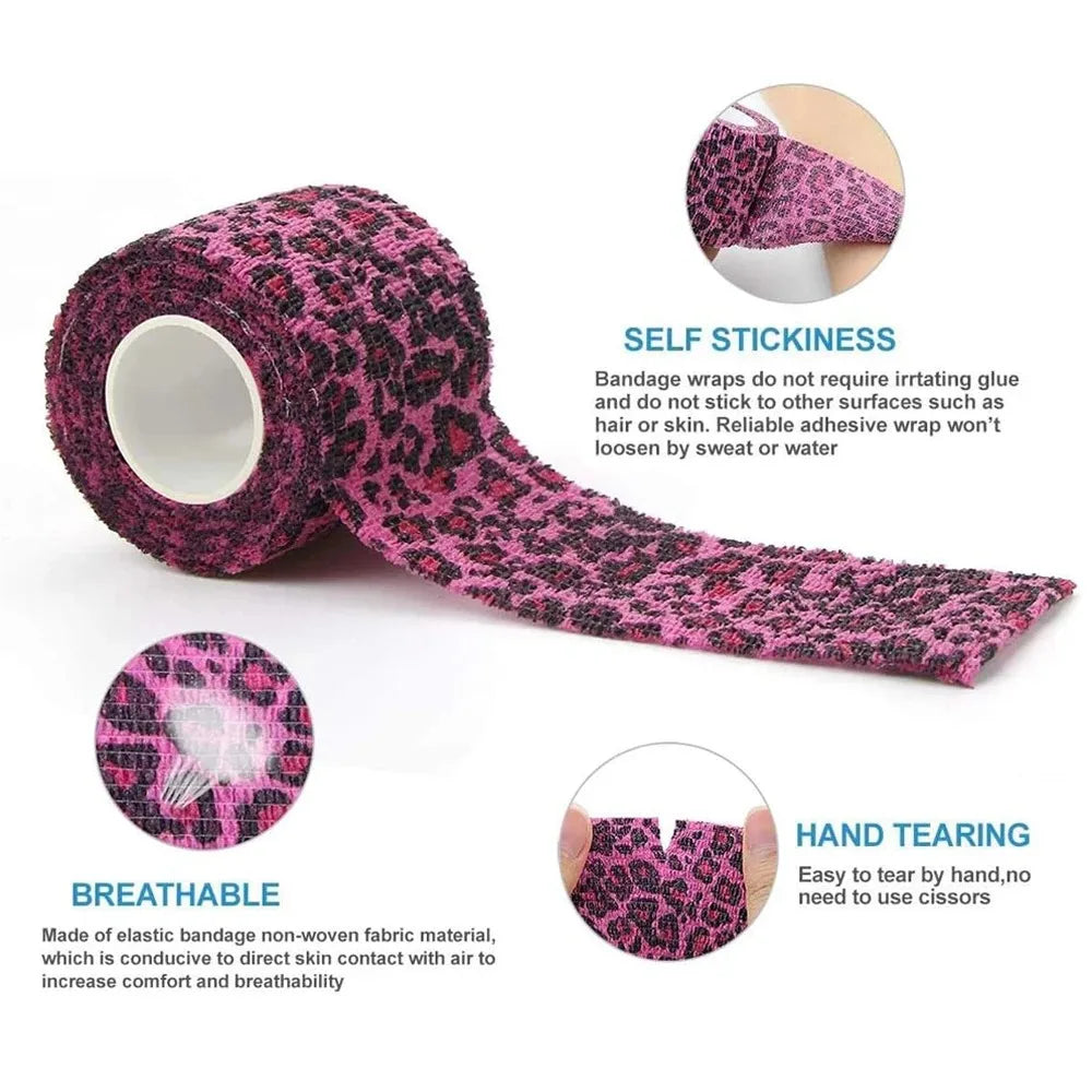 Tattoo Grip Bandage Cover Wraps Tapes Non-woven Waterproof for Pet Self Adhesive Finger Wrist Protection Tattoo Accessories